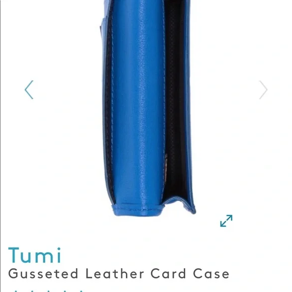 Copy for @nineofhearts Tumi SLG leather card case - Picture 4 of 7